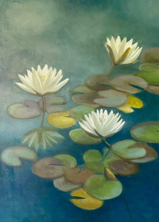 Brass Framed print 20 x 25 cm