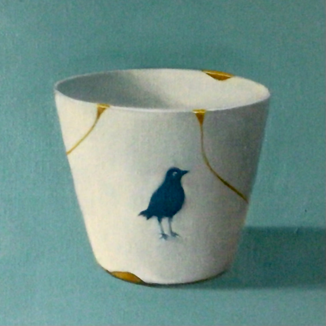 Brass Framed Print 10 x 10 cm
