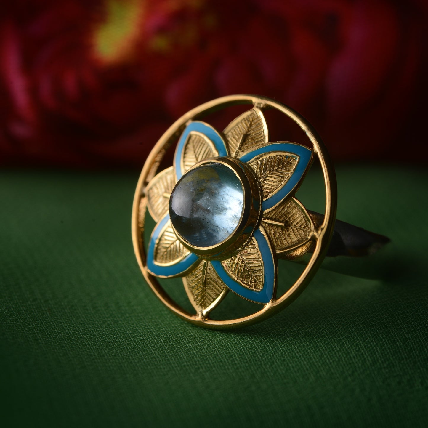 Bali Aquamarine Ring