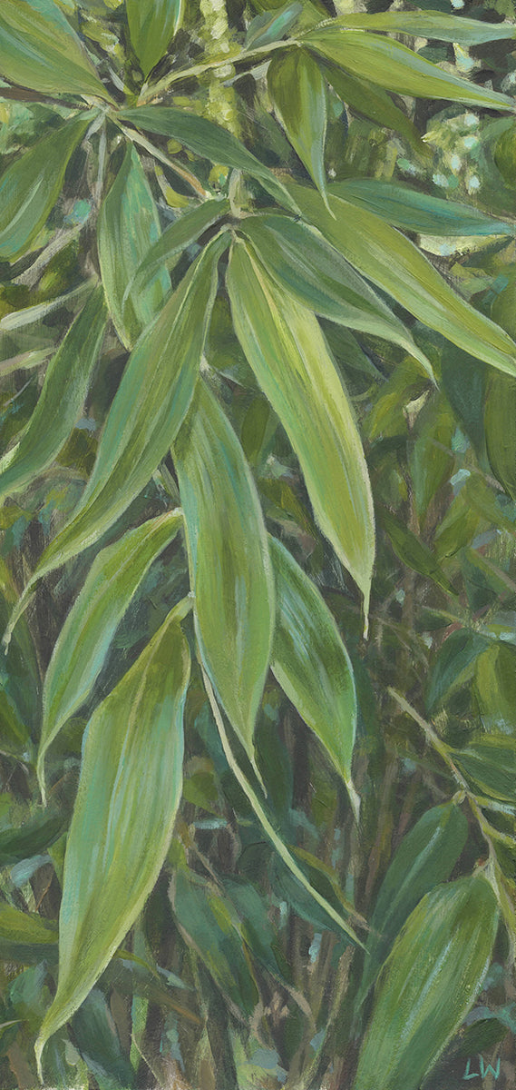 Bamboo Prints, mounted