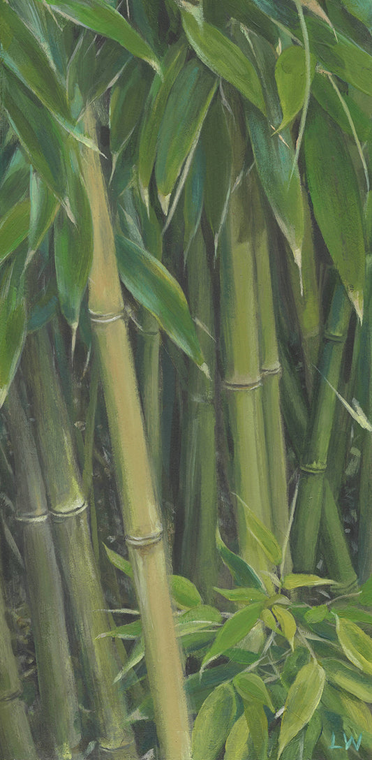 Bamboo Prints, mounted