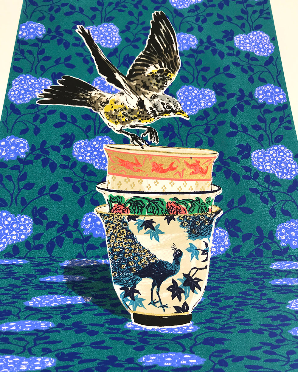 Go east screenprint