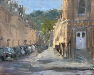 Looking down Gay Street, Bath