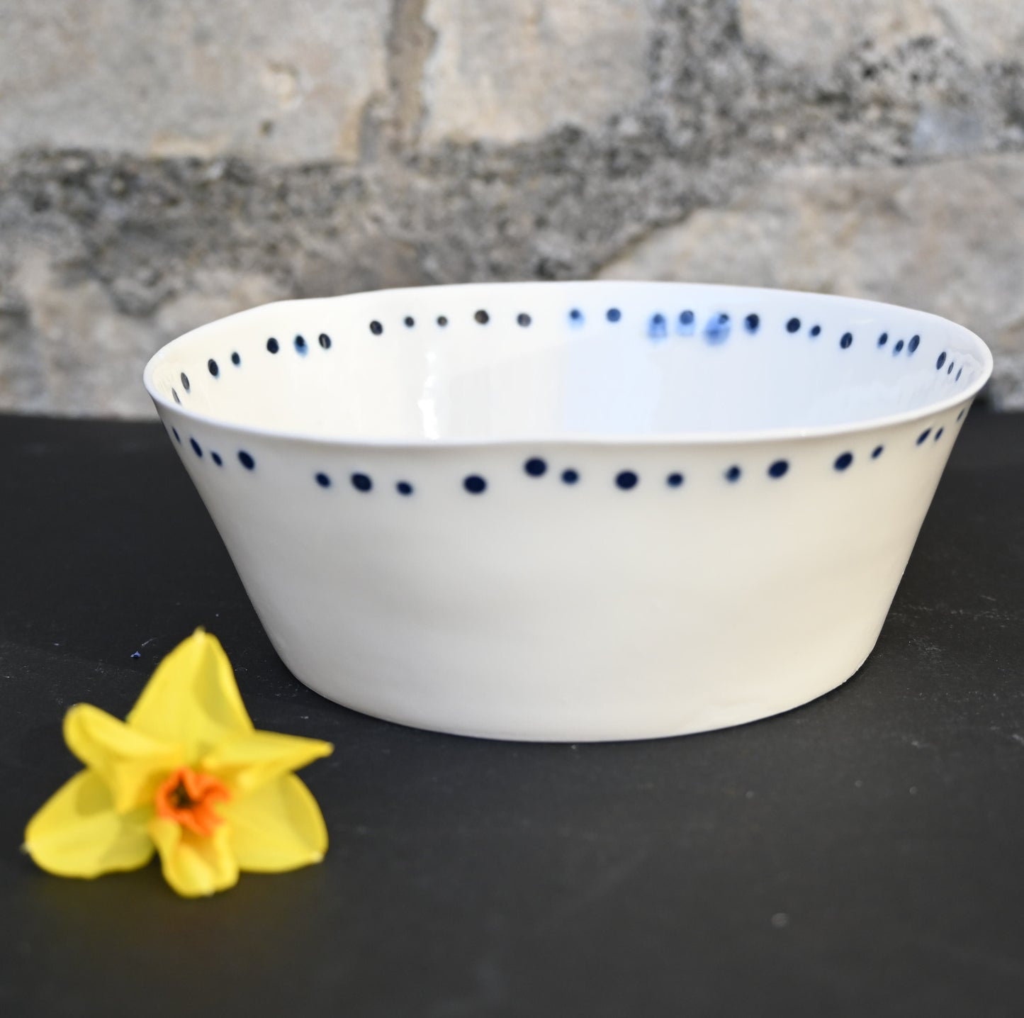 Morning dew porcelain bowl