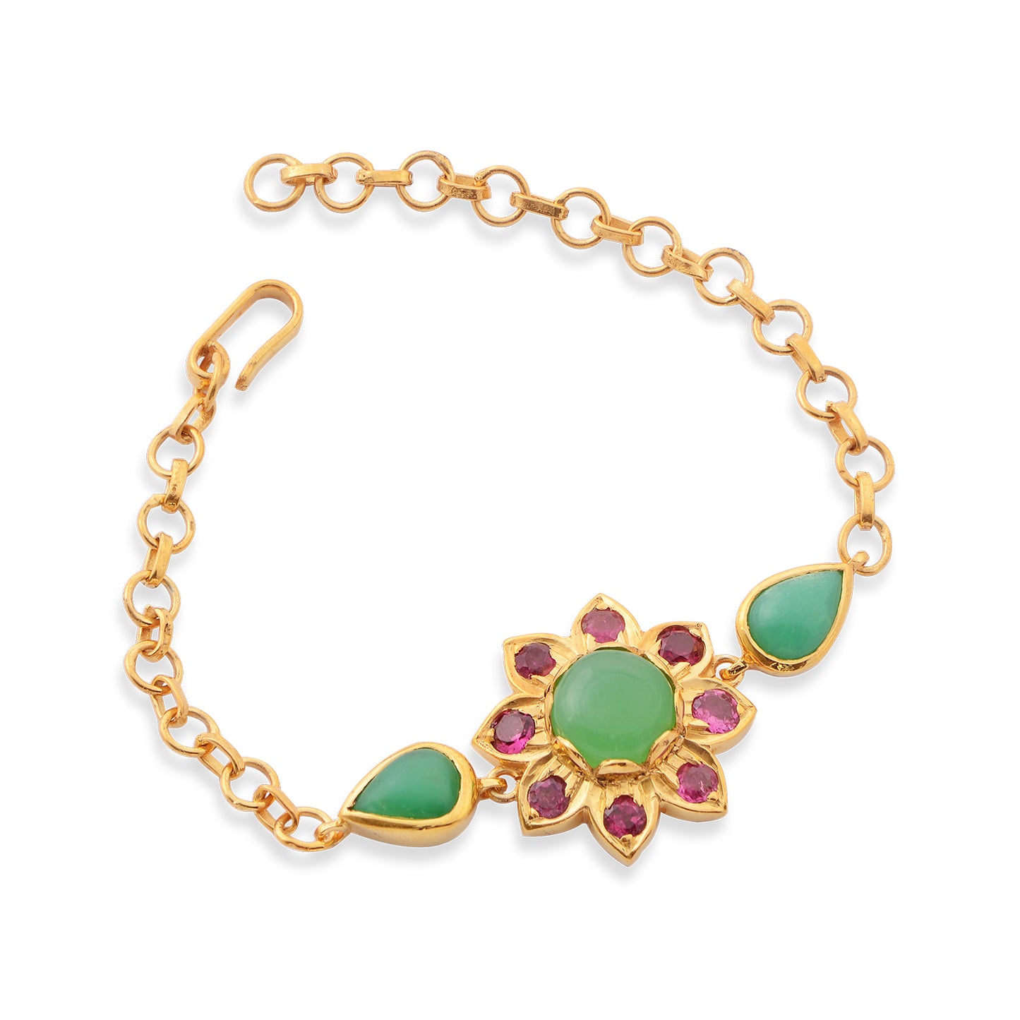 Nova Chrysoprase Tourmaline Bracelet