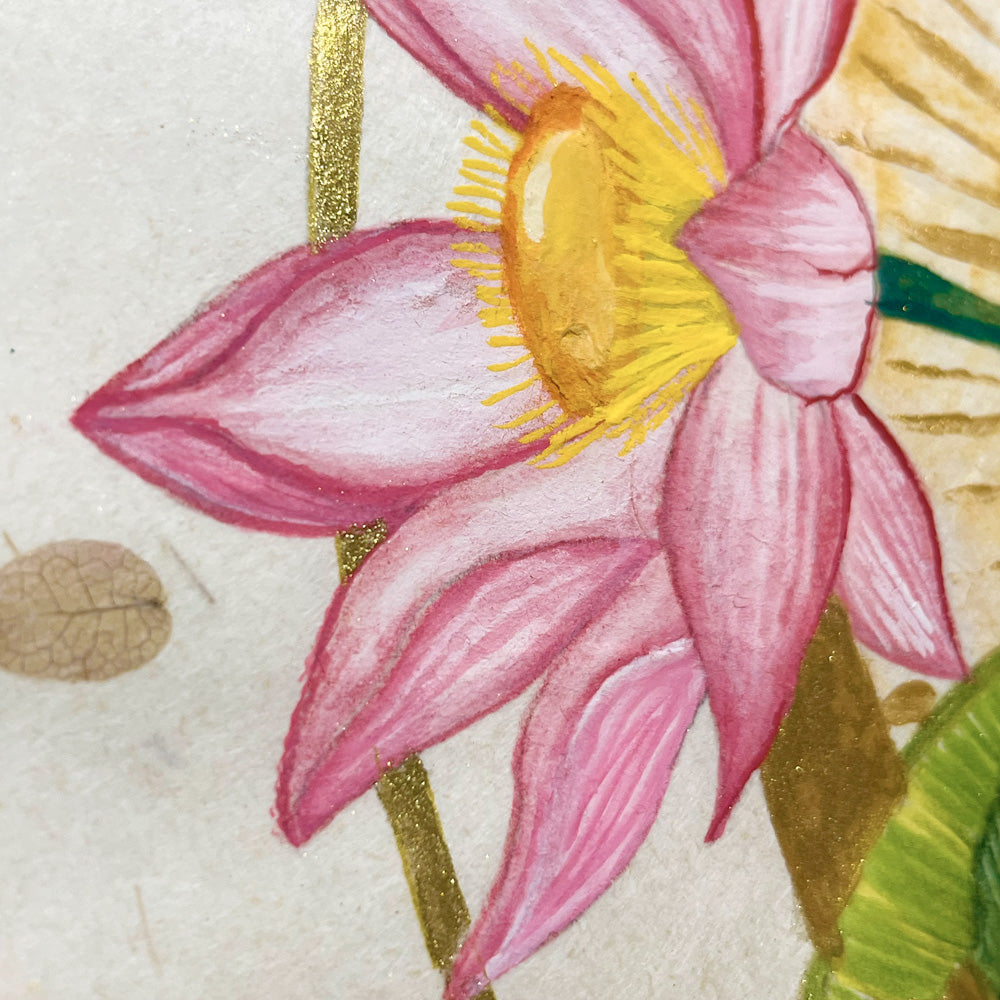 Bali Botanical Mandala Art - Resilience