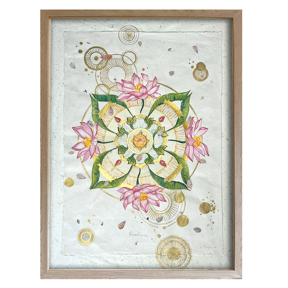 Bali Botanical Mandala Art - Resilience