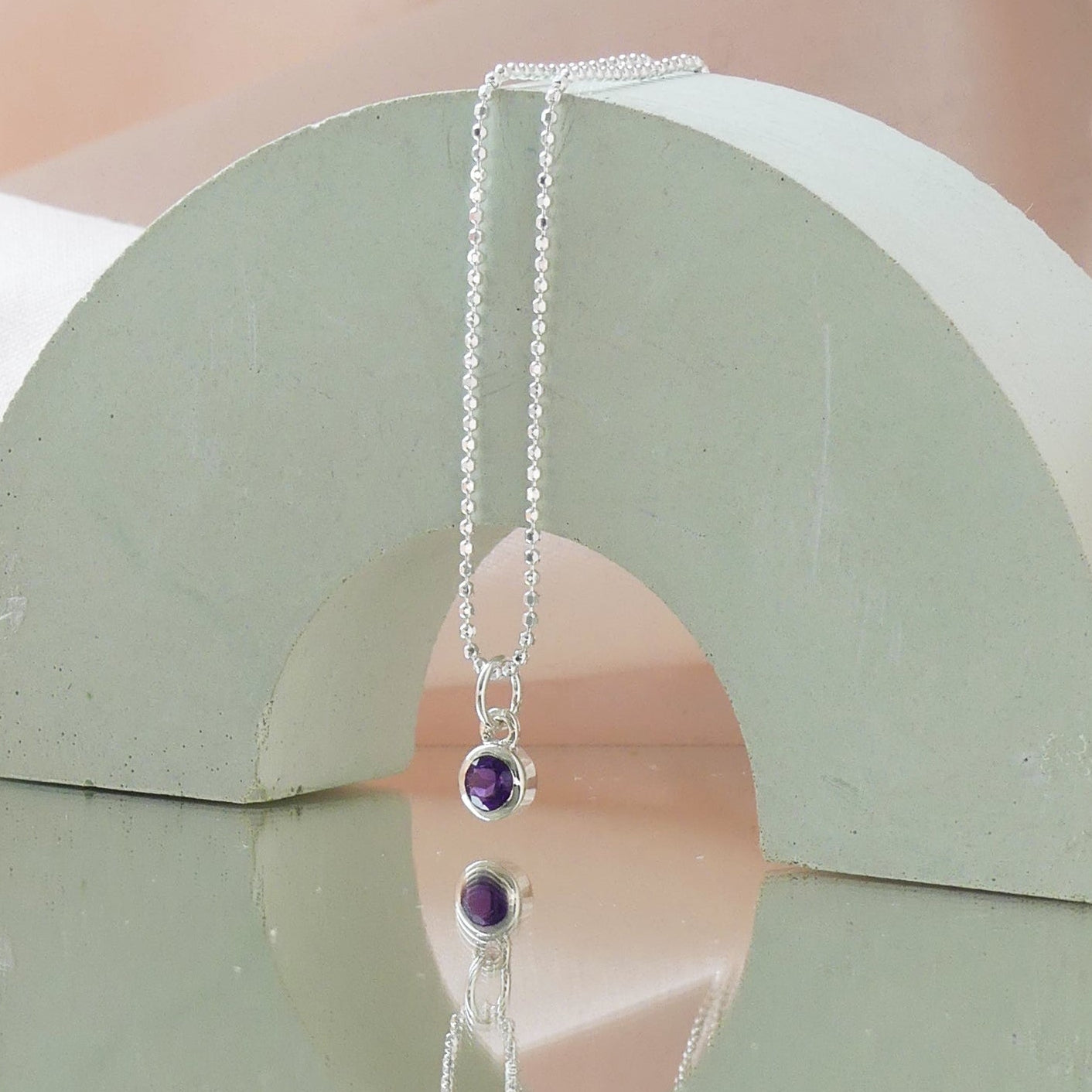 Semi-precious gemstone necklace
