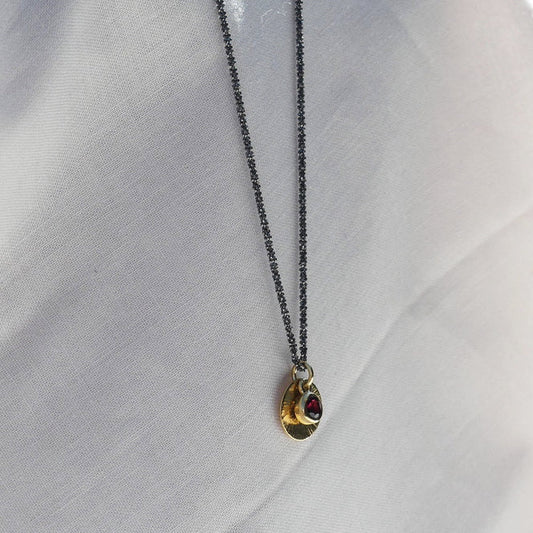 Starburst Garnet necklace