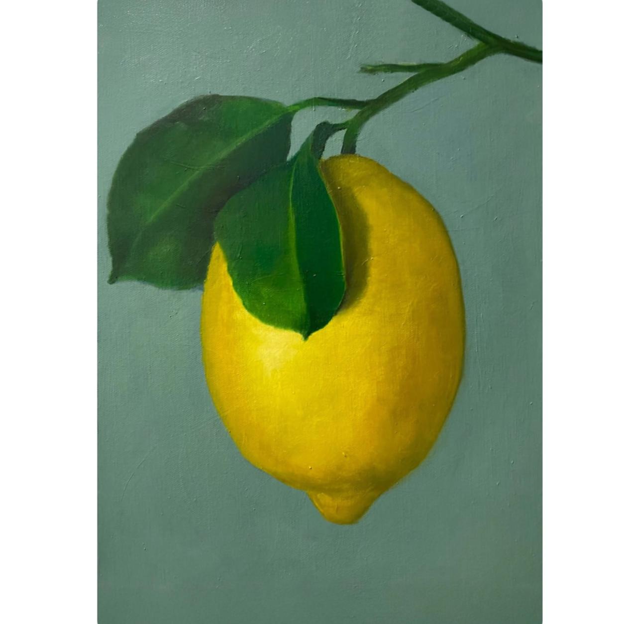 Brass Framed print 13 x 20 cm