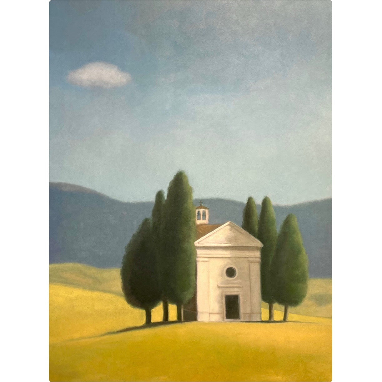 Brass Framed print 20 x 25 cm