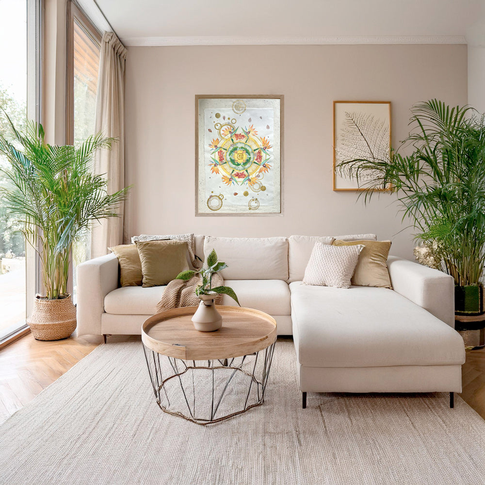 Bali Botanical Mandala Art - Vitality
