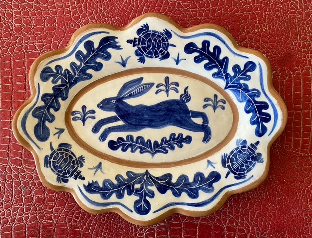 Blue Hare plate