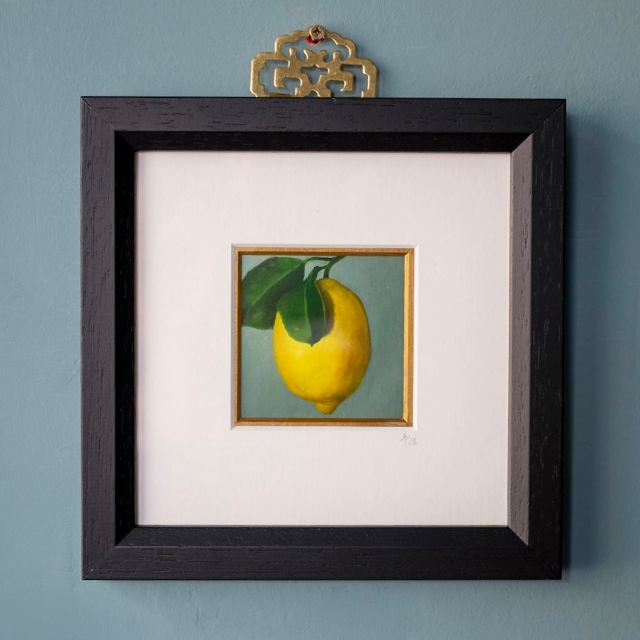Miniature framed print with brass hanger (15 x 15cm)