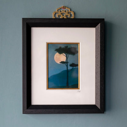 Miniatare Framed Print with brass hanger (15 x 18cm)