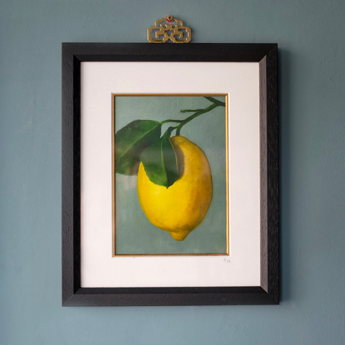 Framed Print with brass hanger (20 x 25cm)