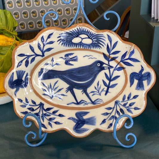 Blue Bird plate by Catherine Phelps