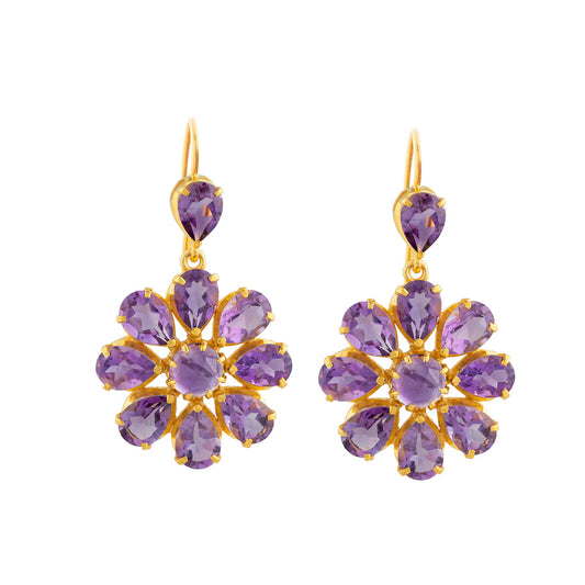 Boston Amethyst Earrings
