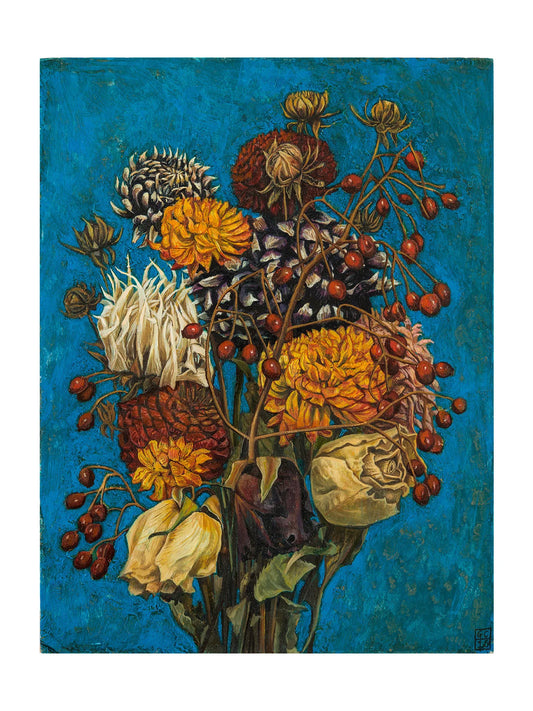Autumn Bouquet Print by Georgia Cox