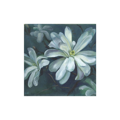 Blue Magnolia Print