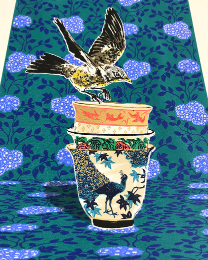 Go east screenprint