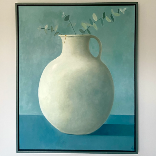 Jug with Eucalyptus