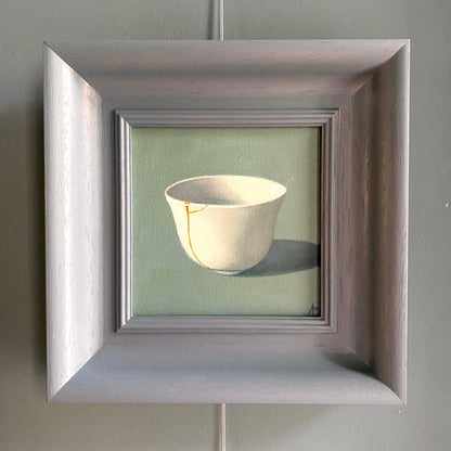 White Kintsugi Cup