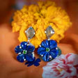 Rosa Lapis Lazuli Diopside Earrings