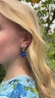 Rosa Lapis Lazuli Diopside Earrings