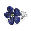 Rosa Lapis Lazuli Diopside Ring