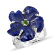 Rosa Lapis Lazuli Diopside Ring
