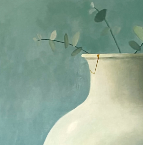 Jug with Eucalyptus