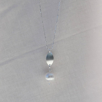 Seedpod pearl necklace