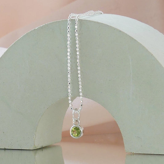 Semi-precious gemstone necklace