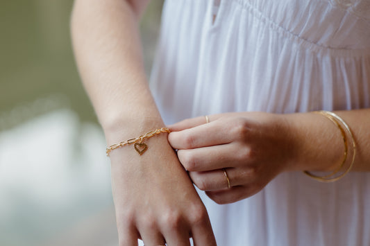 Venus Heart Charm Bracelet