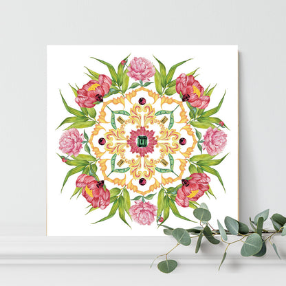 Bali Botanical Mandala Art Print - ABUNDANCE