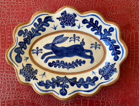 Blue Hare plate