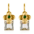 Clara Green Amethyst Earrings