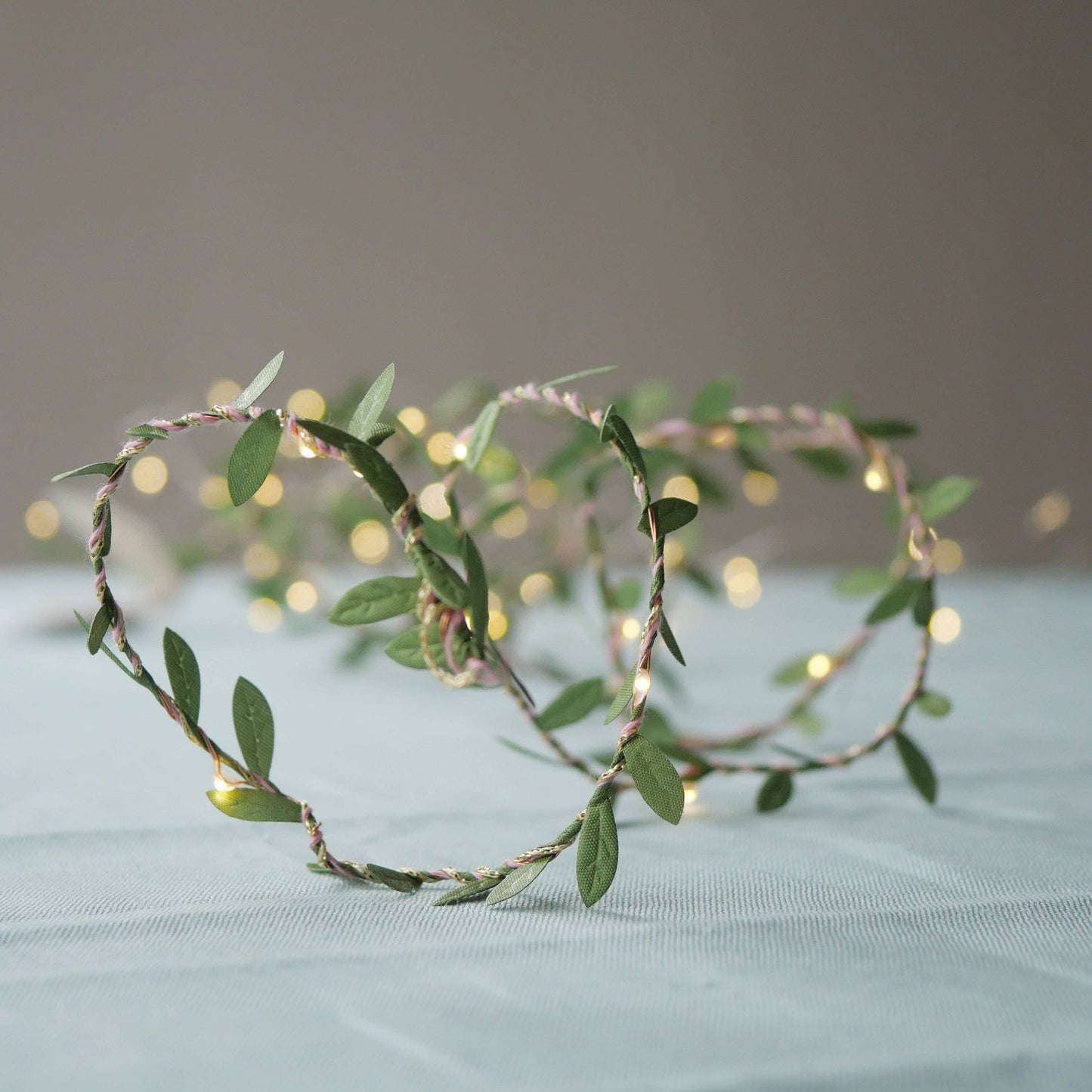 Christmas Green Leaf Fairy Light String
