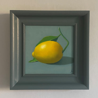 Lemon with leaf