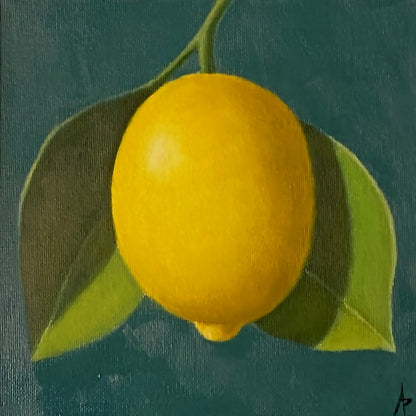 Lemon with Leaf
