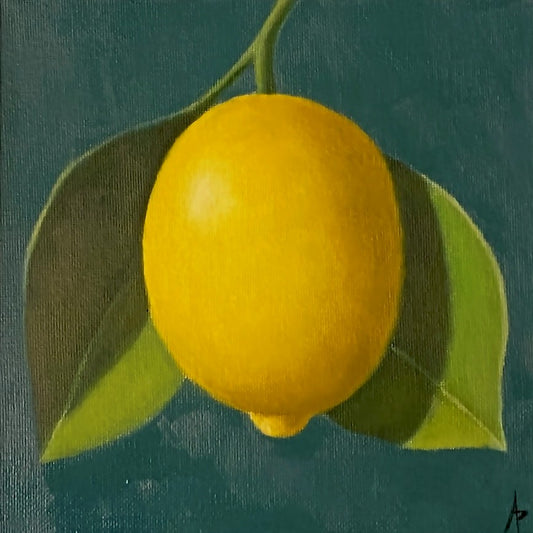 Lemon with Leaf