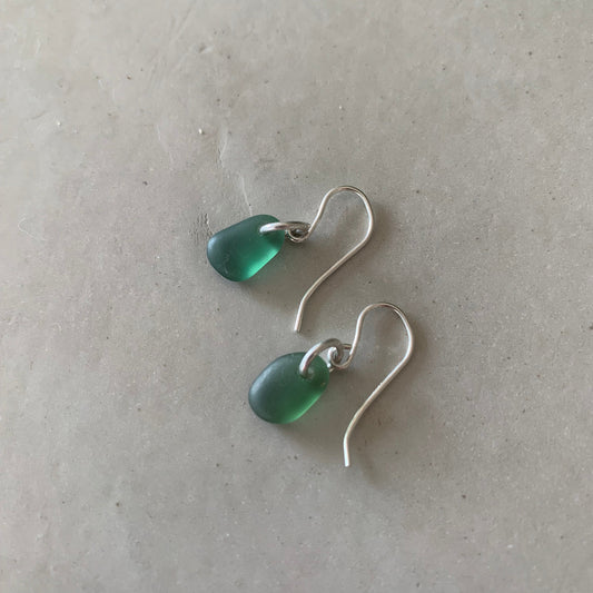 Sea Glass Drop Earrings